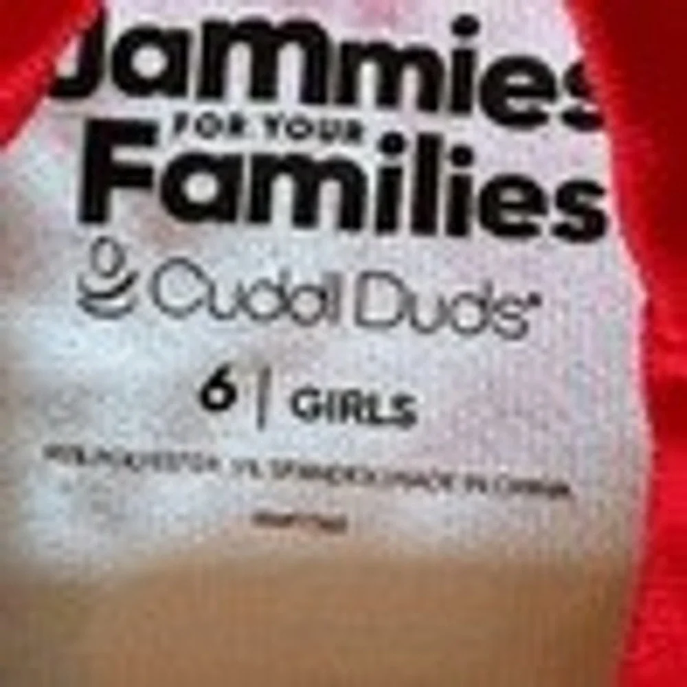 Cuddl Duds Girls Size 6 Penguin Print Let it Snow Pajama‎ Set Top Bottoms Gray